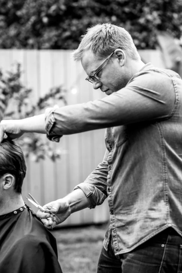 Nikolai, precision cutting and color stylist at Hair by Nikolai, South Pasadena